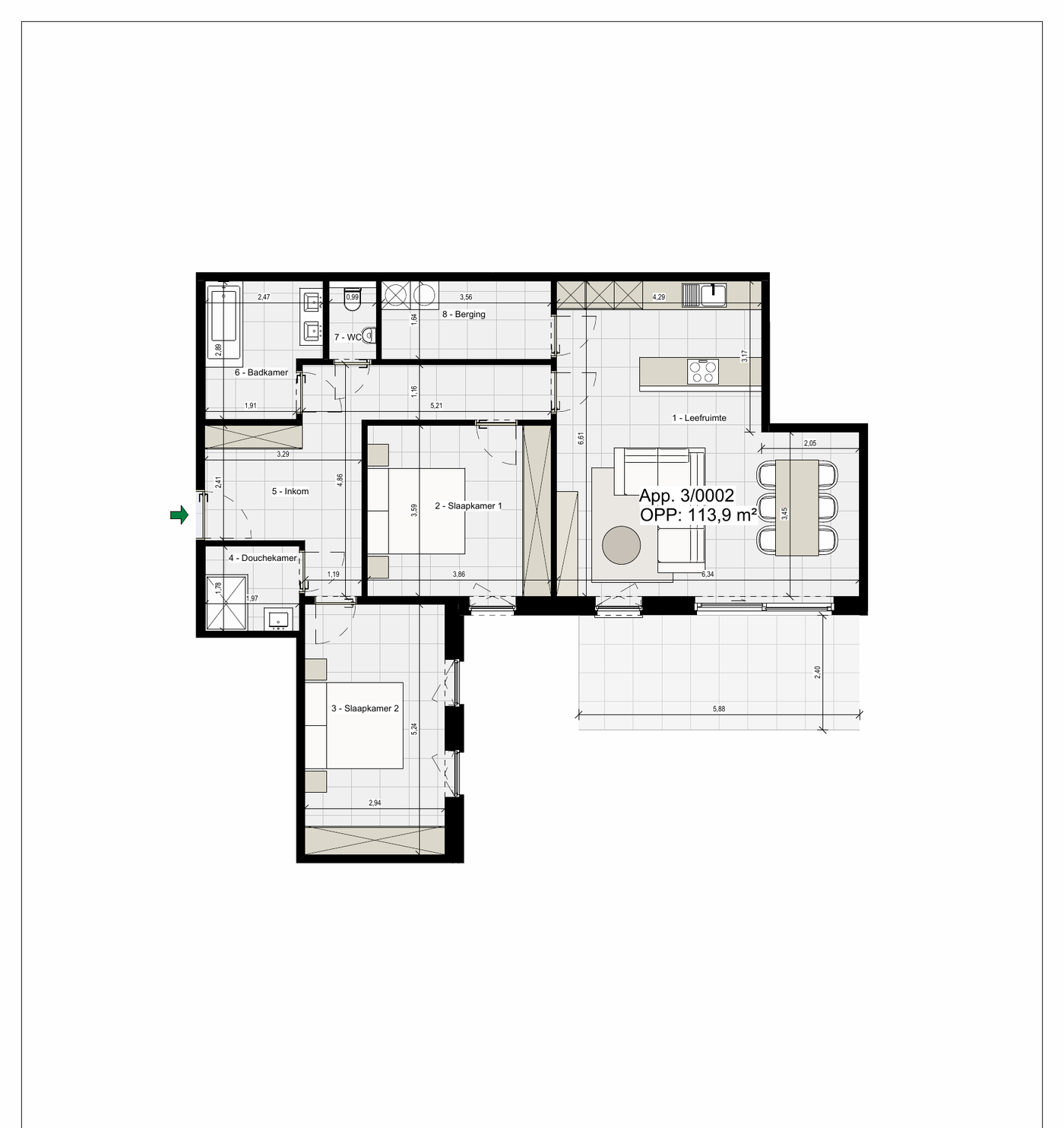 Plattegrond LA0.4