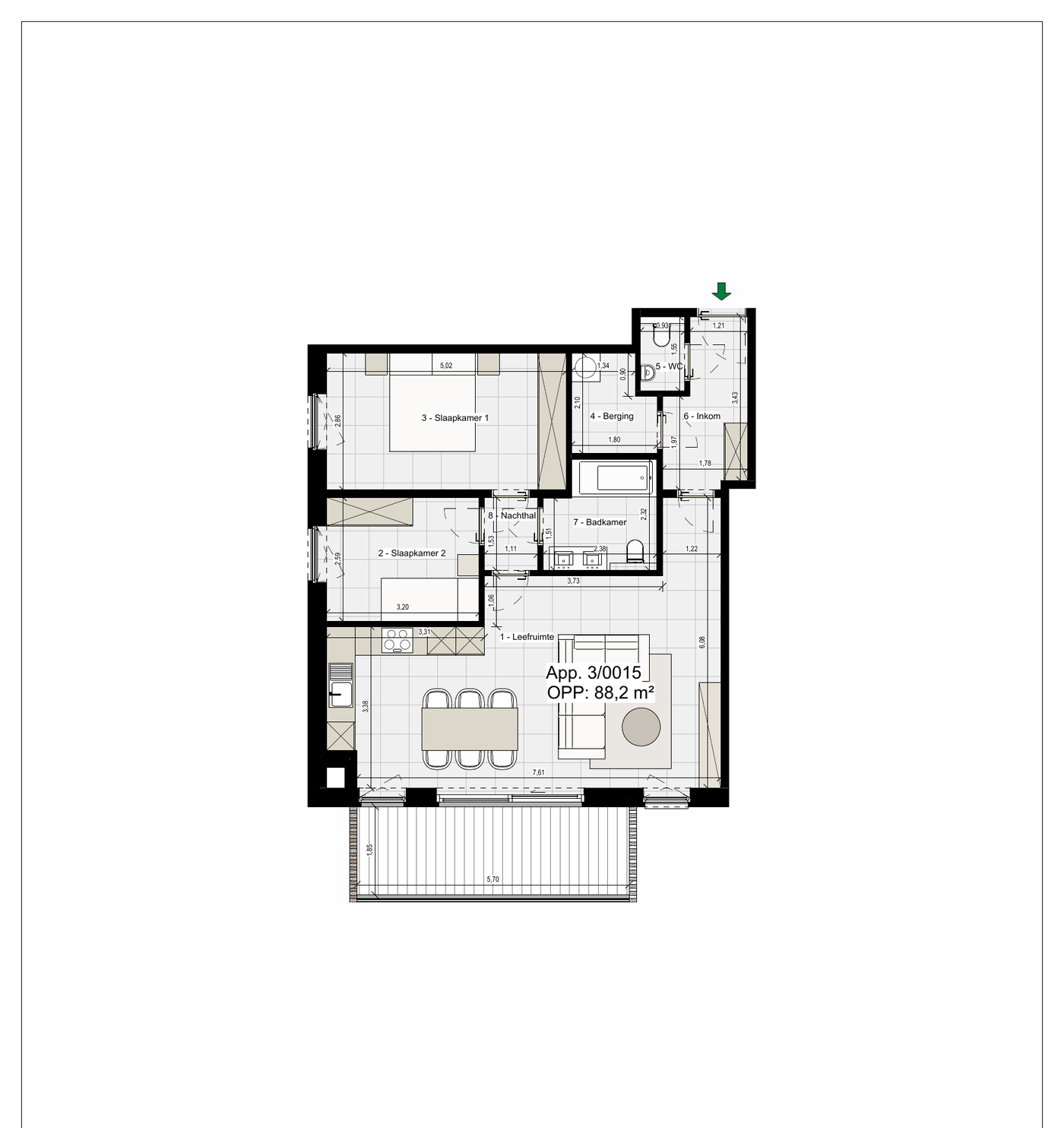 Plattegrond LA1.4
