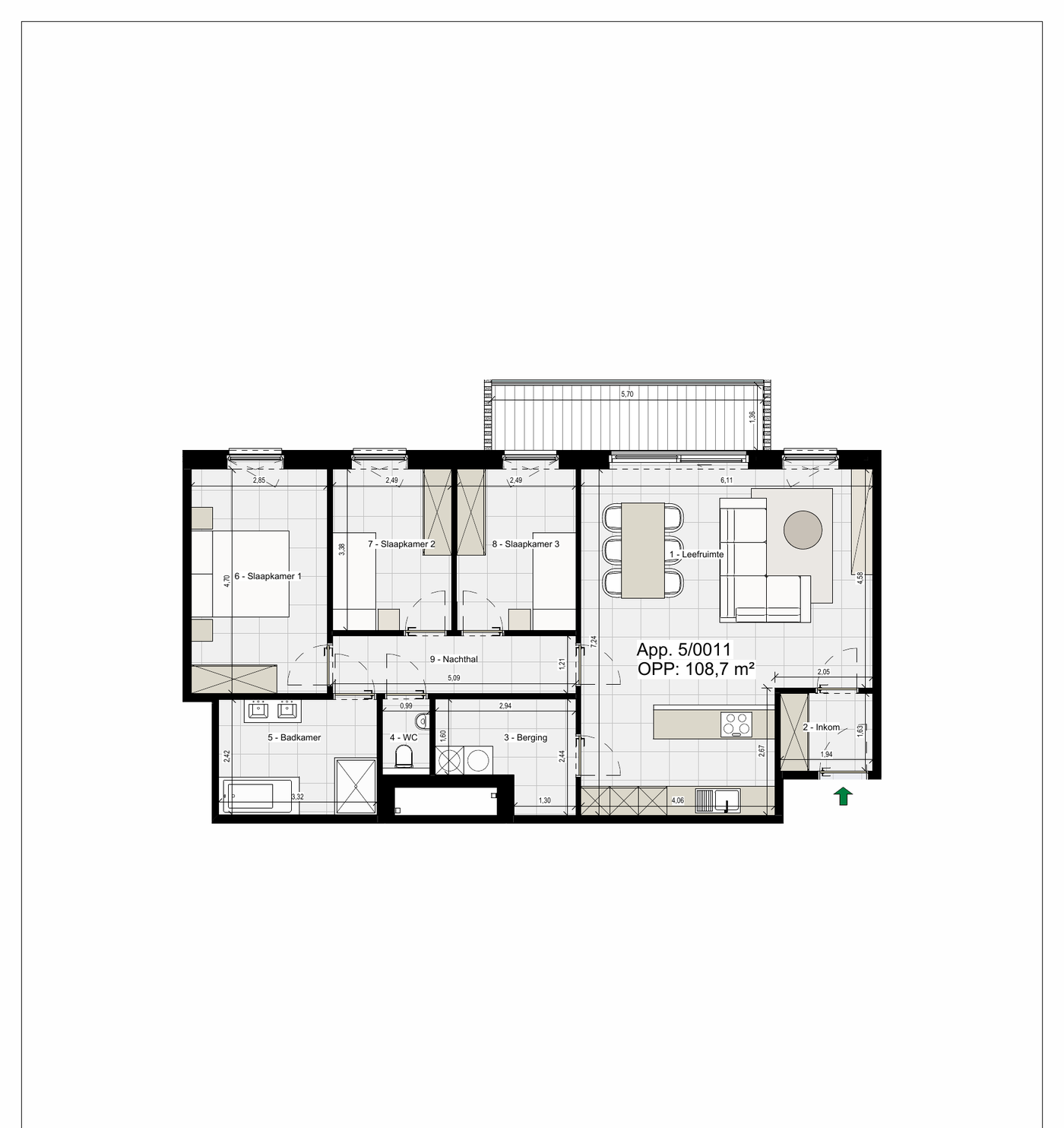 Plattegrond LA1.7