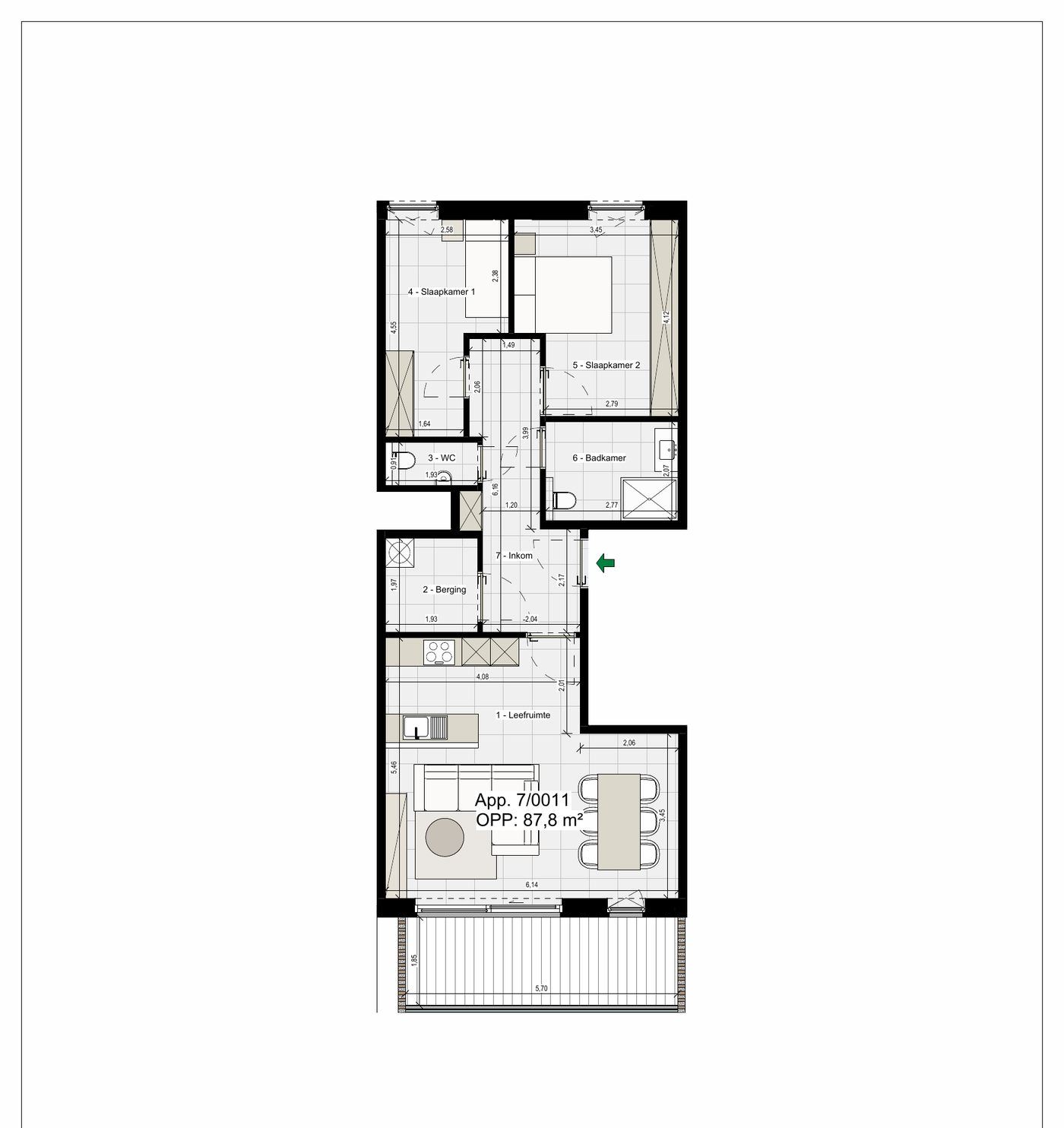 Plattegrond LA1.9