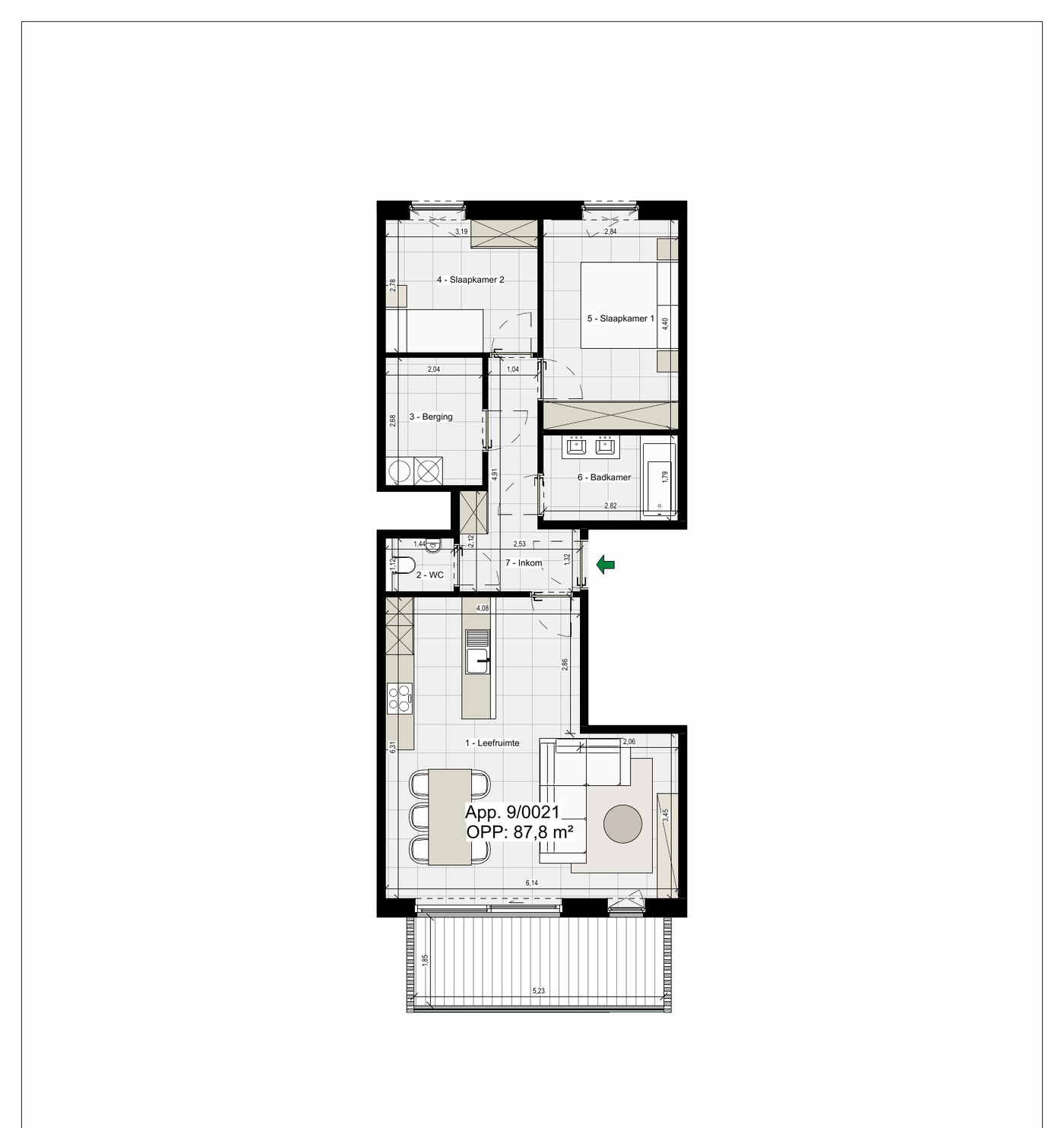 Plattegrond LA2.4