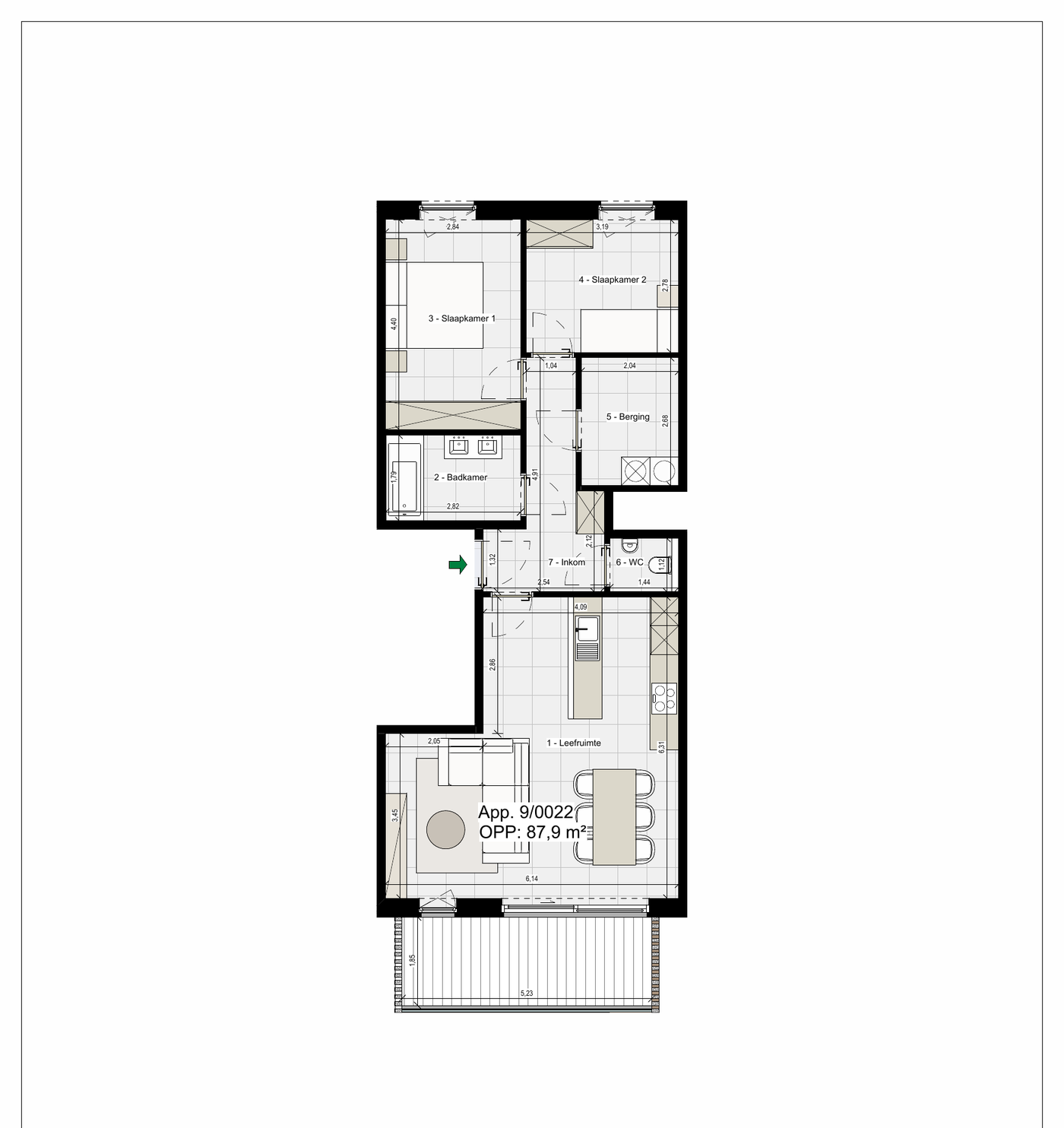 Plattegrond LA2.5