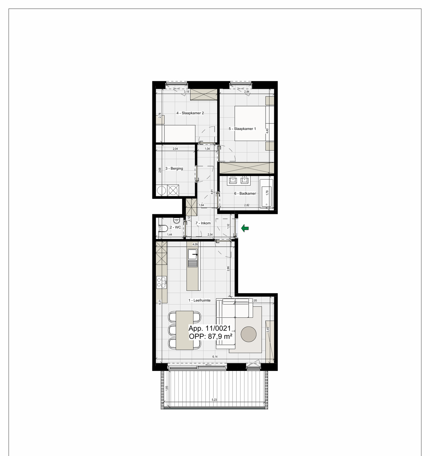 Plattegrond LA2.6