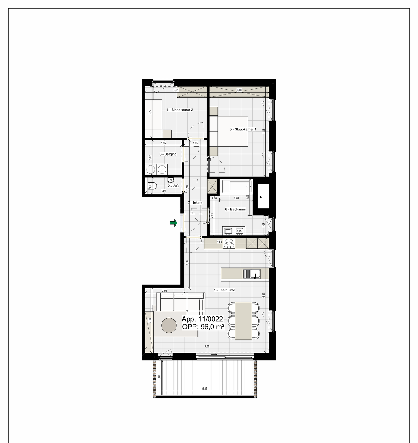 Plattegrond LA2.7