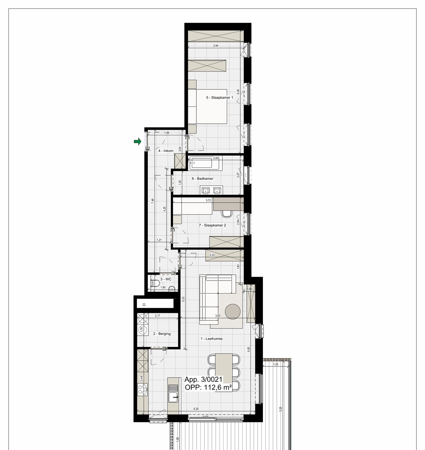 Plattegrond LA2.8